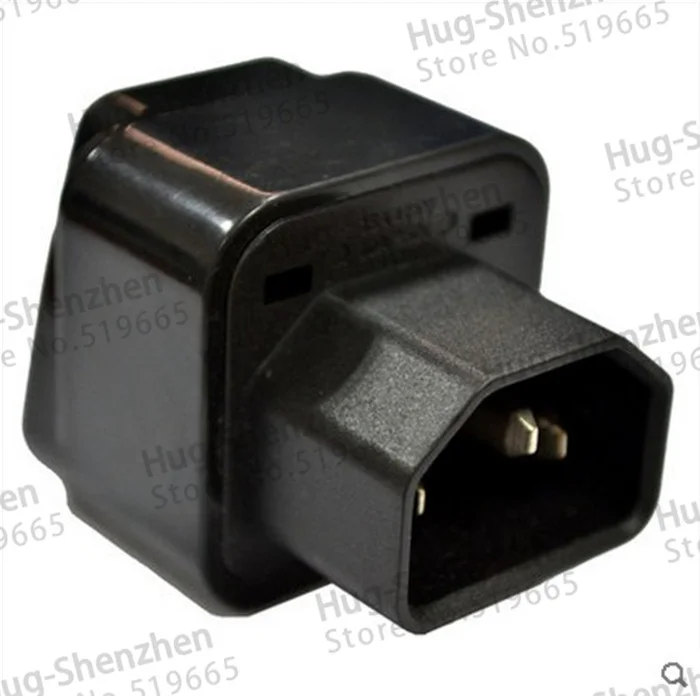 30 . AC 250 10 3Pin PDU changeover plug, IEC320 C14 plug to UPS C13  , ABS +