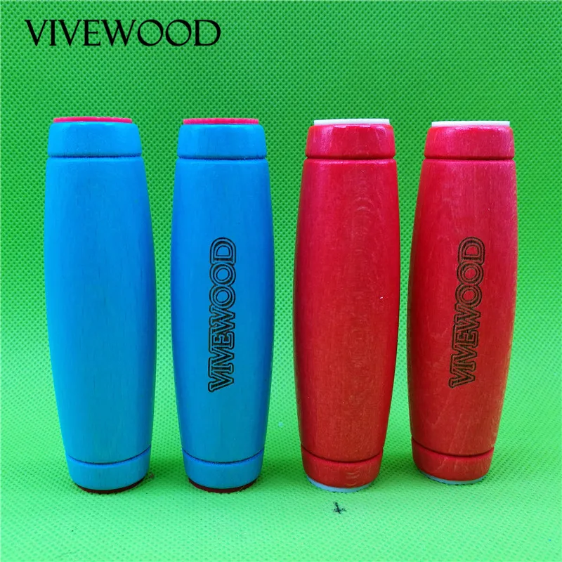 VIVEWOOD Kururin игрушка из бука с нетоксичной силиконовой подушкой MOKURU Toy зеленая и