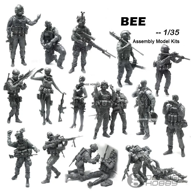 OHS YuFanModel 1/35 BEE-01-16 серия BEE Современная армейская сборка США Военные полимерные миниатюры Модели Строительные наборы oh