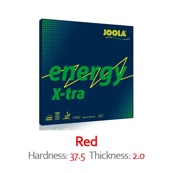 Red 2.0 Joola Energy X-TRA(Energy X Extra, Green power мягкий тензор) резиновая губка для настольного тенниса для пинг-понга Tenis De Mesa - Цвет: Red 2.0