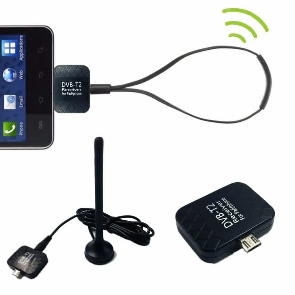 

Micro USB DVB-T2 DTV Link USB Digital TV Receiver Tuner Stick For Android Tablet