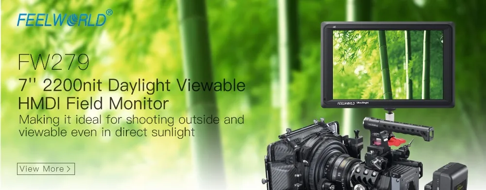 FEELWORLD FW279 7 дюймов 4 к монитор на камеру поле DSLR монитор Full HD 4 к HDMI для Nikon sony Canon Dslr Manitor мониторинг