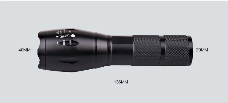 Светодио дный фонарик 18650 Факел Водонепроницаемый XM-L T6 4000LM 5 режимов светодио дный масштабируемой linterna светодио дный для 3x AAA или Батарея