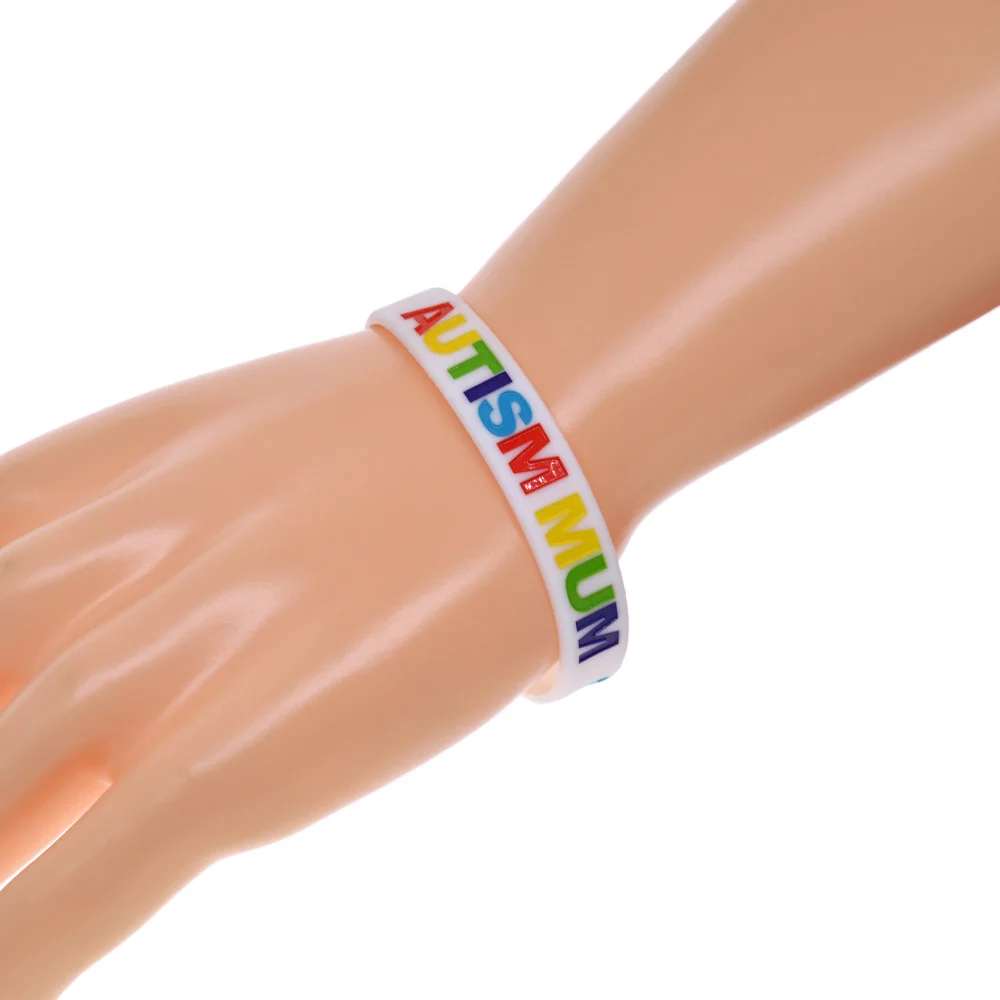 Браслет силиконовый резиновый ширина 1/2 дюйма белый 1 шт. | Украшения и аксессуары