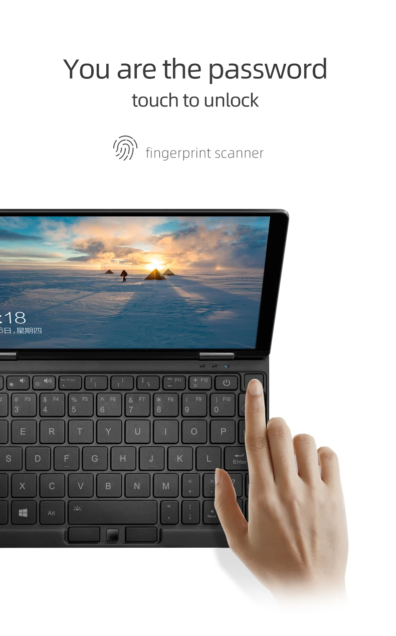 Один нетбук One Mix 3S ноутбук Йога карманный ноутбук 8,4 ''IPS M3-8100Y Windows 10 Мини ноутбук 16 ГБ 512 Гб PCIE SSD