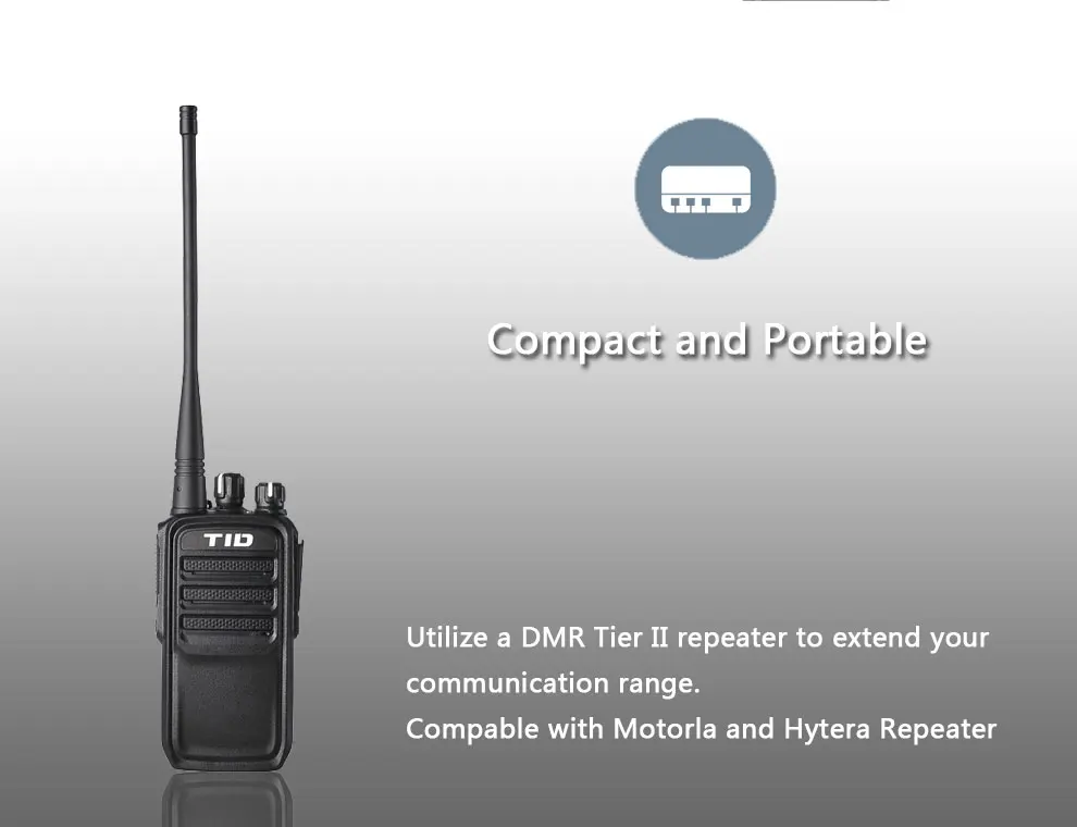 TID TD-V28D двойной слот времени DMR рации цифровой и аналоговый режим двухстороннее радио