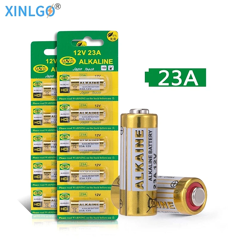 10 шт./лот A23 GP23AE 21/23 23A 23GA MN21 GP23 23AE 12 вольт 12В щелочные батареи|Батарейки| |