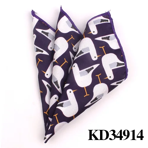 KD34914 Модное печатное карманное квадратное для мужчин и женщин Цветочное полотенце для сундуков носовые платки для джентльменов мужские костюмы платок карманное полотенце - Цвет: KD34914