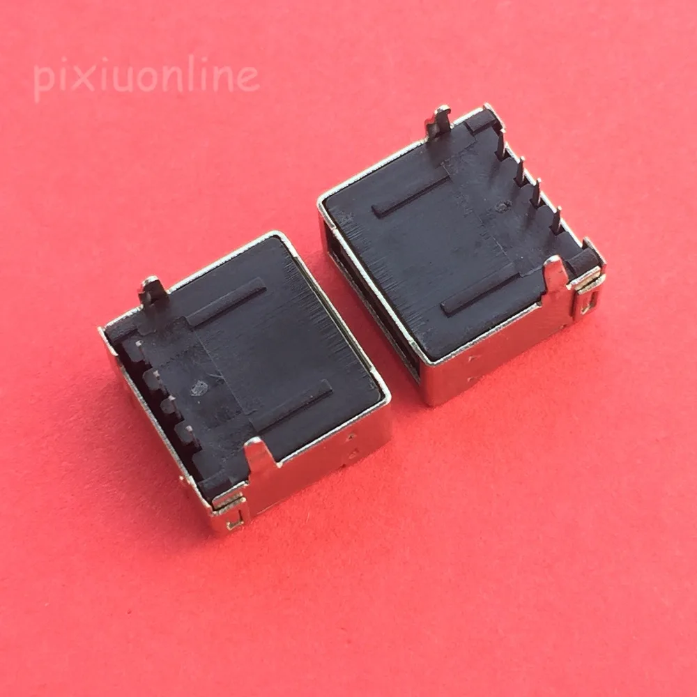 5 шт. G57Y USB 2 0 4Pin A Тип гнездовой разъем черный Задний 90 градусов Pin Передача данных