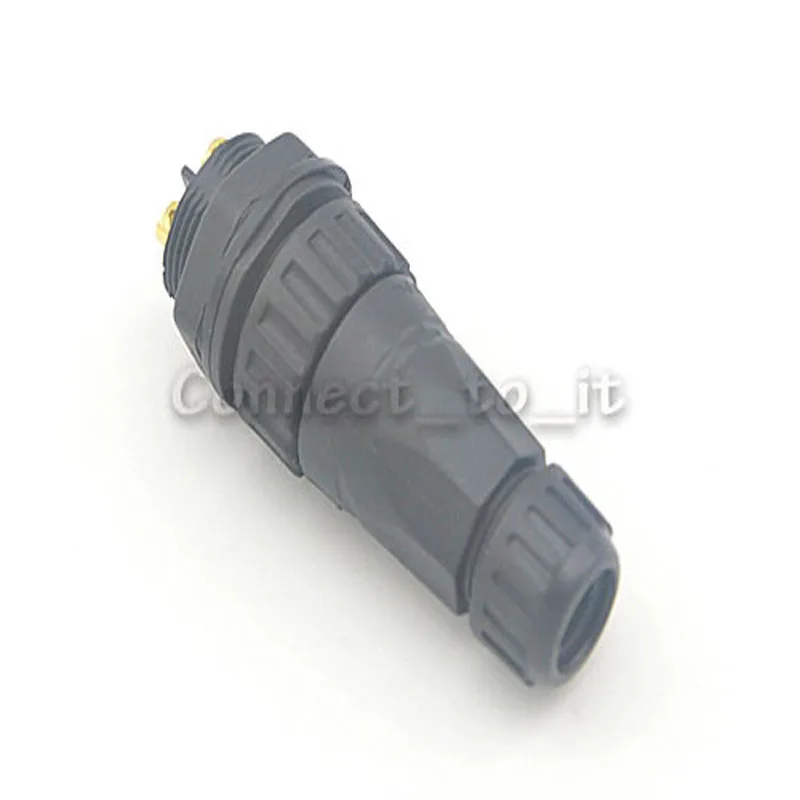 M22 2-контактный водонепроницаемый коннектор-адаптер с винтовым замком