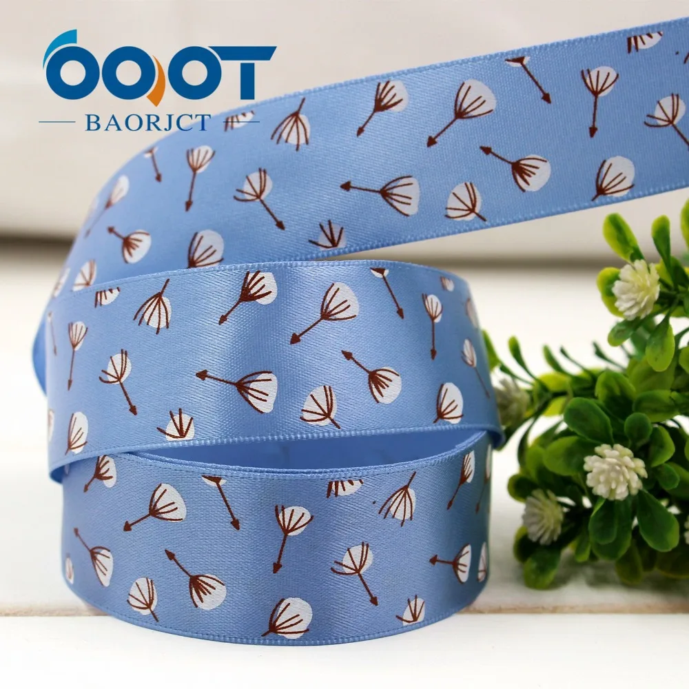 OOOT BAORJCT 1730617 1 'ཕ мм цветы напечатаны grosgrain ленты DIY ручной работы аксессуары для
