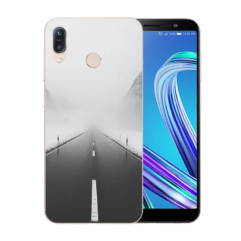 5 &quotдля Asus ZB555KL ультратонкий TPU Grimace чехол для телефона ASUS Zenfone Max M1 Мягкая