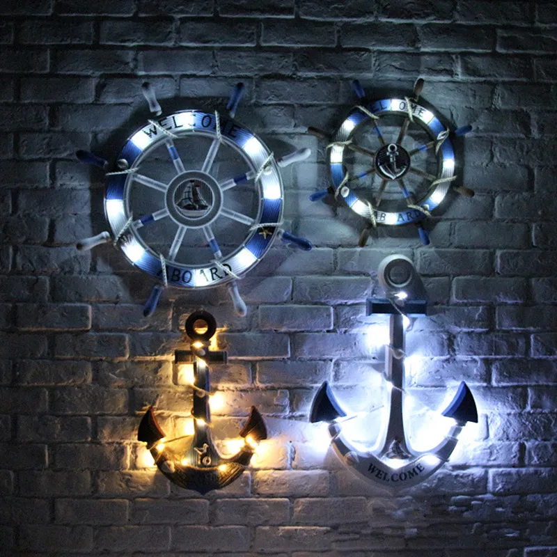 Деревянный якорь в средиземноморском стиле 45/60 см|gift gifts|gift decorationgift ornaments |