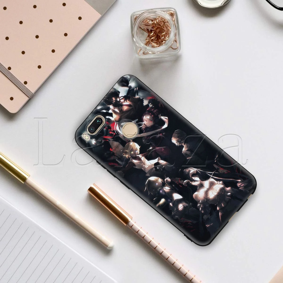 Мягкий чехол Lavaza Albedo overlord для Xiaomi MI Redmi Poco X2 K30 Note 8T 10 6 8 9 9se A1 A2 A3 MAX 3 Lite Pro Plus f1 |