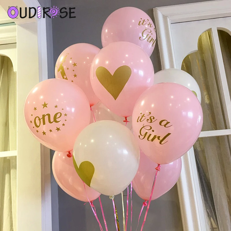 OUDIROSE 10 дюймов черный латексный воздушный шар на день рождения украшения дети