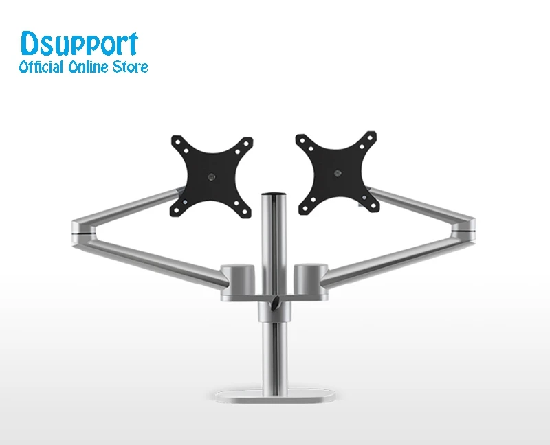 Новинка держатель для ЖК дисплея из алюминиевого сплава двойной монитор
