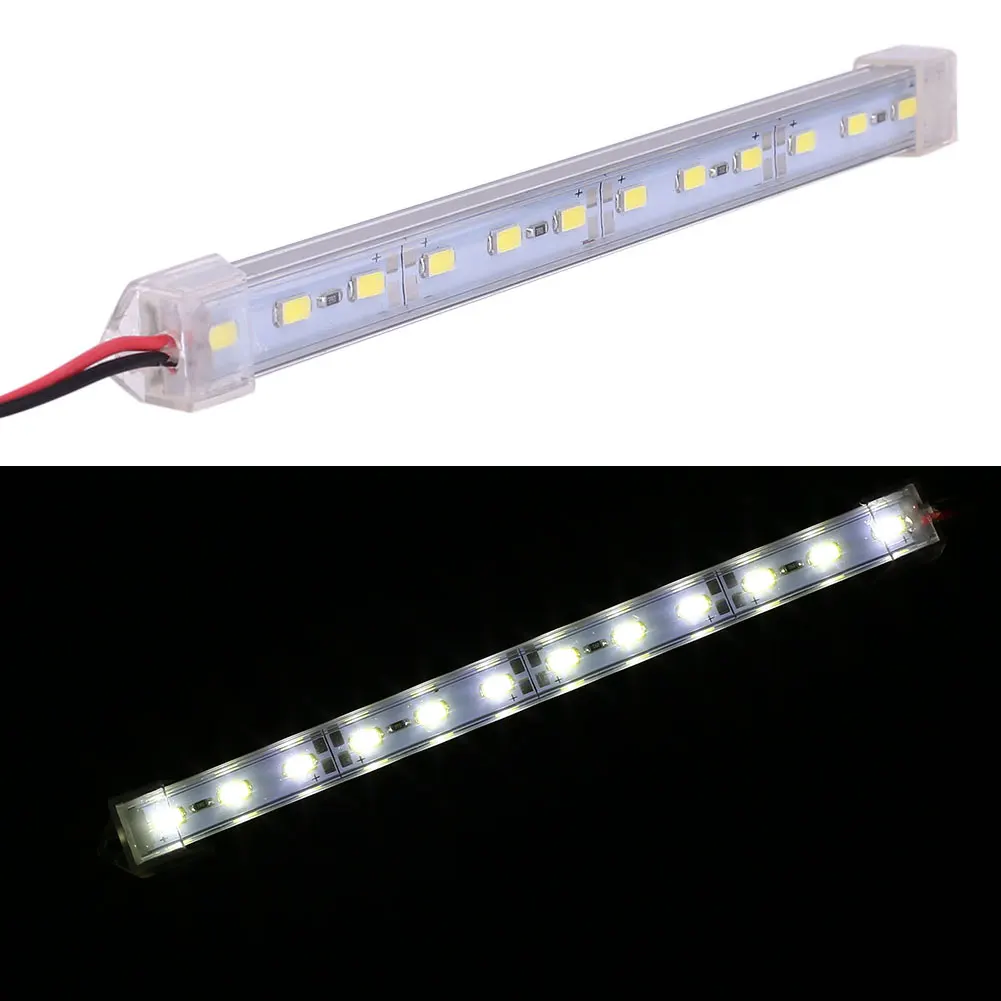 1 м 12LED полосы света прозрачность зажим жесткий водонепроницаемый двор | Лампы и