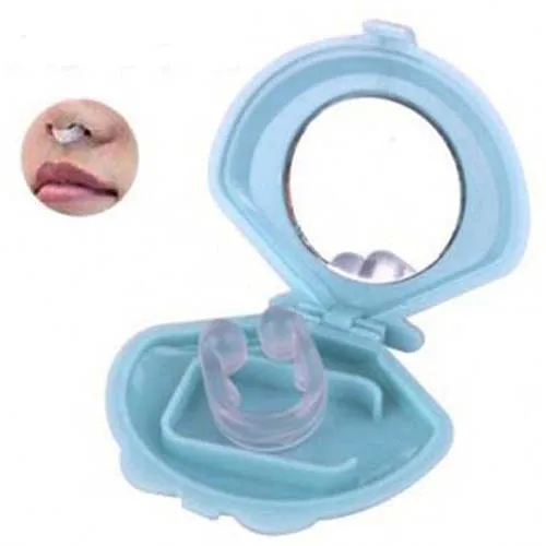 Nontoxic Mini Silicone Stop Snoring Nose Clip Anti Snore Equipment comfortable useful Stopper Health Sleep apnea | Красота и здоровье