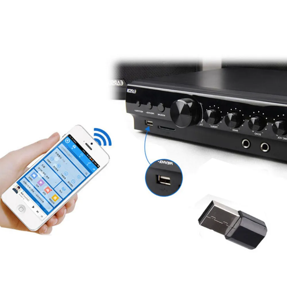 CARPRIE мини беспроводной Bluetooth адаптер 3,5 мм AUX аудио стерео музыкальный приемник адаптер автомобильный домашний Bluetooth передатчик 3,5 мм разъем