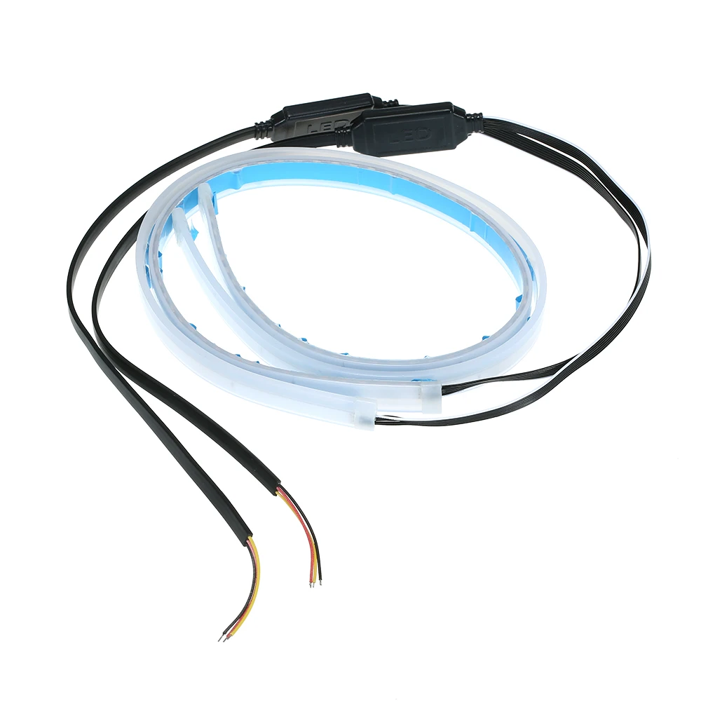 Новый 2 шт. 45 см 60 гибкий автомобильный мягкий трубчатый светодиодный ленточный