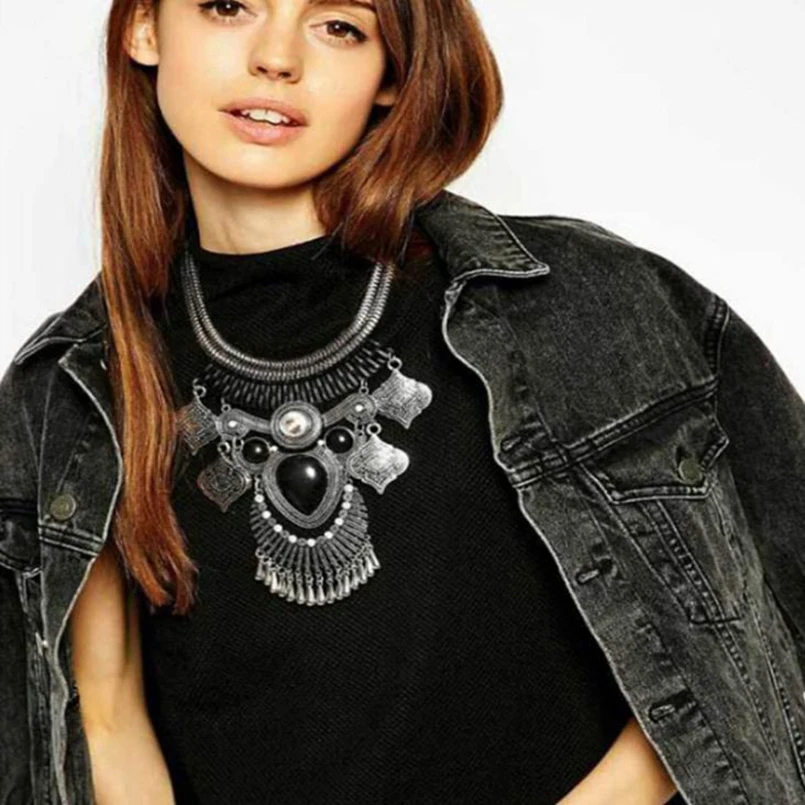 MANILAI винтажное ожерелье с подвеской в виде совы массивная цепочка большие