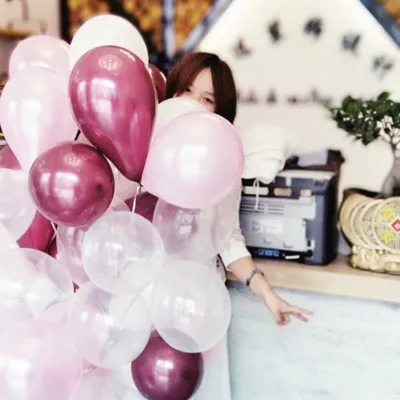 Шары из латекса с жемчугом утолщенные шары 12 дюймов украшение для Дня Святого