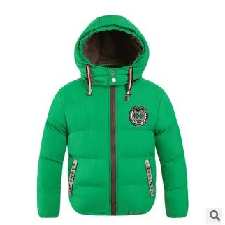 Детская одежда 2017 зимняя модная верхняя и пальто для мальчиков куртка с