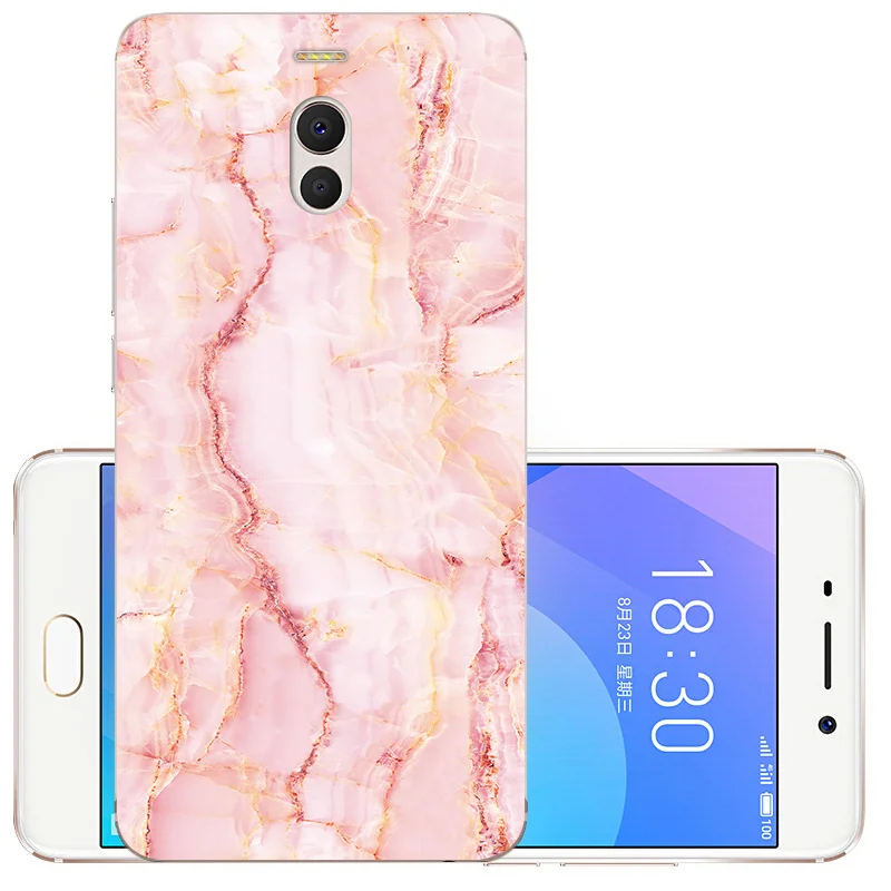 Fanatu ТПУ Meizu M6 Note M721H силиконовый чехол для телефона 5," Meizu M6 Note Мягкий защитный чехол для задней панели m 6note чехол с изображением цветов - Цвет: HDL