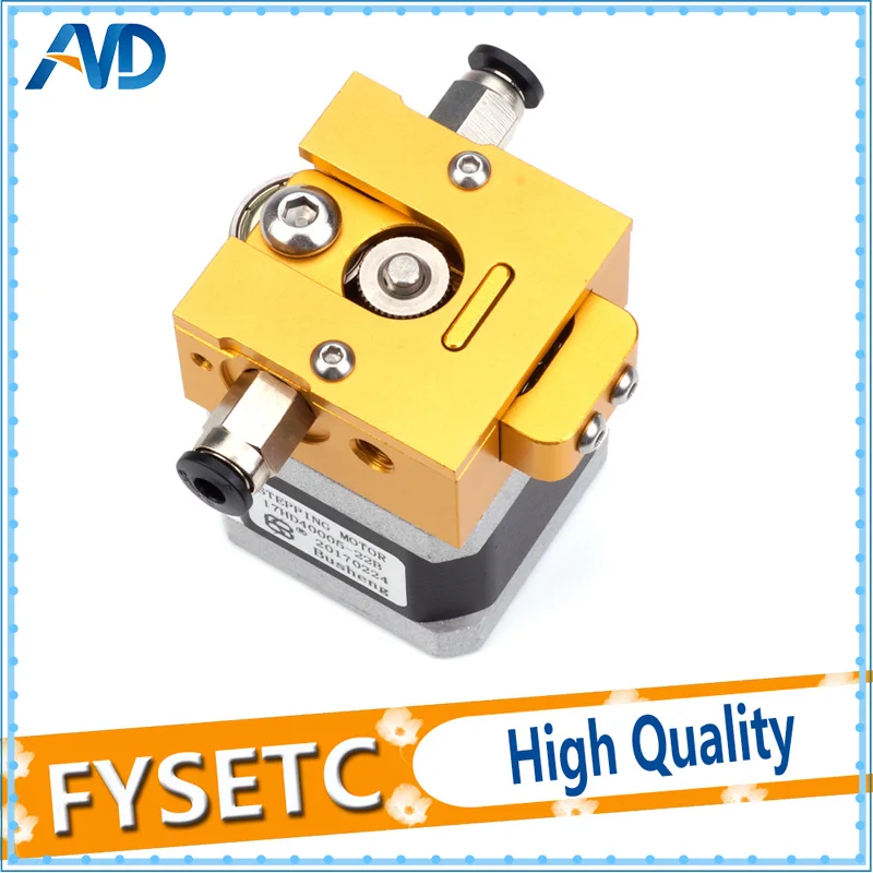 1Set DIY Bulldog Gold All-metal Extruder For 1.75mm Compatible J-head MK8 Remote Proximity 3D Printer | Компьютеры и офис
