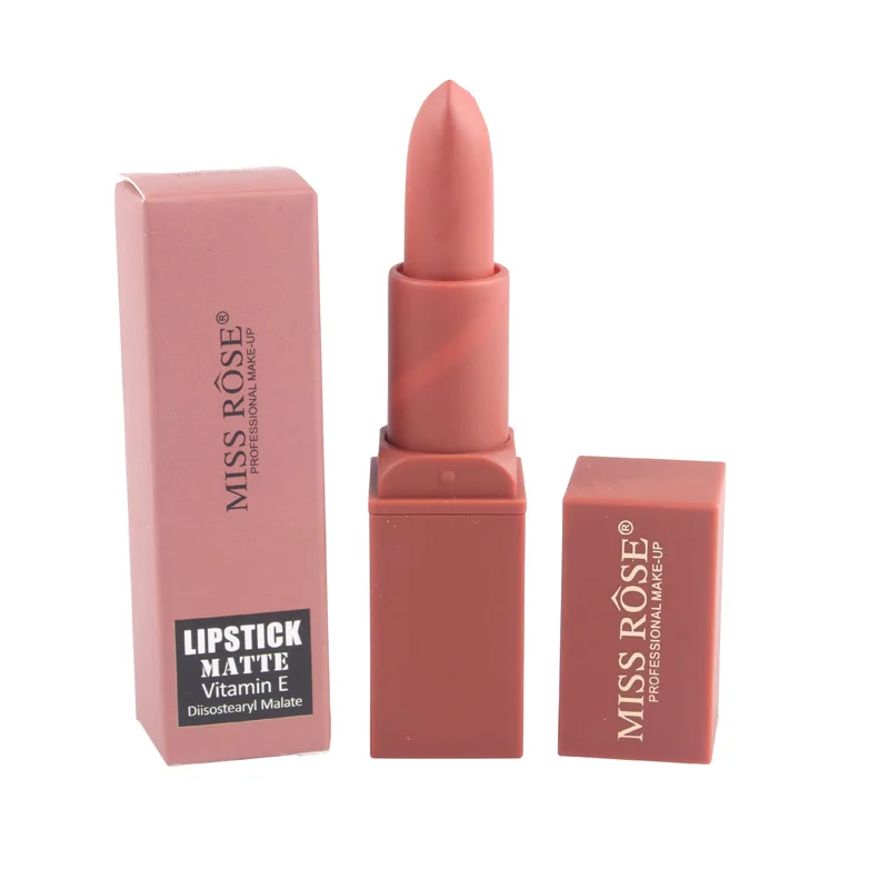 Водостойкие помады Miss Rose Vitamin E водостойкие губные помада без запаха для