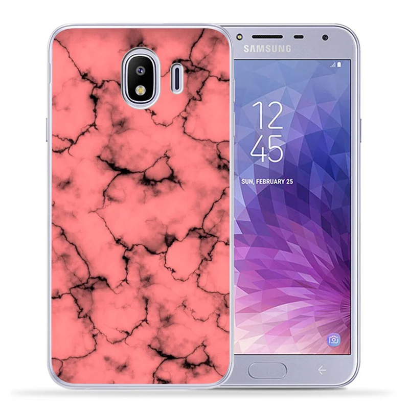 0261 Роскошный чехол с мраморными буквами для samsung Galaxy J3, J4, J5, J6, J7, J8 Plus,,,, J2 Prime, чехол для телефона, чехол, Etui capinha funda - Цвет: 0261