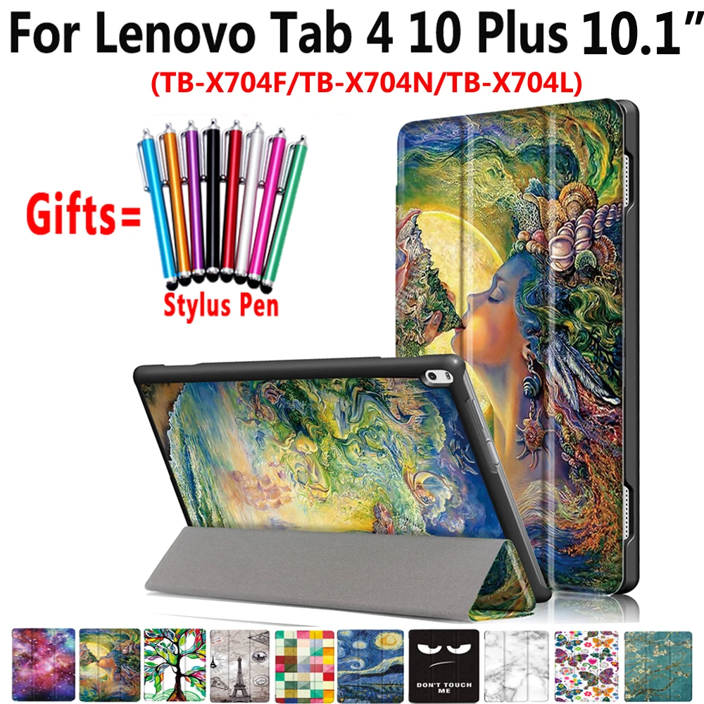 Чехол для lenovo Tab4 Tab 4 10 плюс 1 TB X704L X704F X704N принципиально магнитный планшет Смарт
