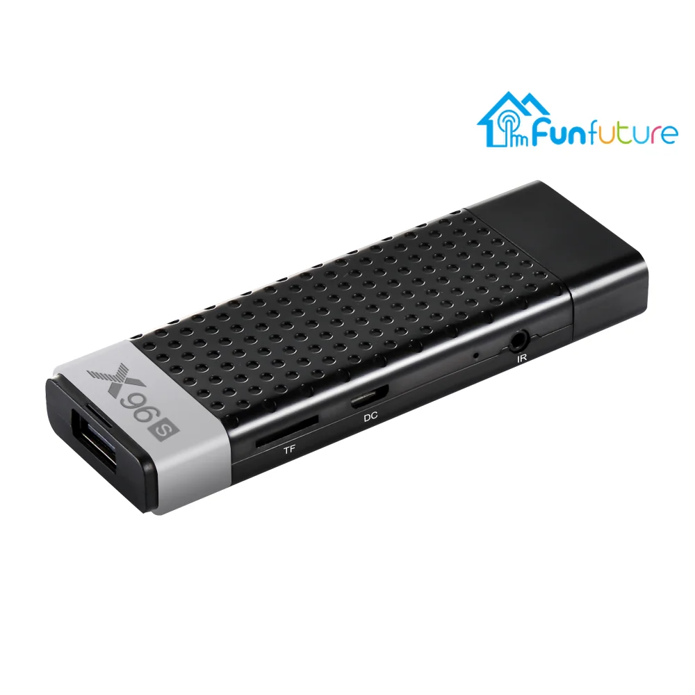 X96S ТВ Stick 4 K Android 8 1 GB 32 Amlogic S905Y2 ядра 2 4G и 5 ГГц Wi-Fi BT4.2 1080 P H.265 60pfs ключ Электроника