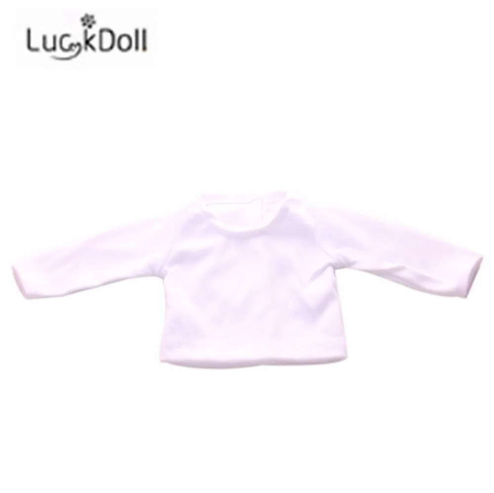 Симпатичная рубашка LUCKDOLL размер 18 дюймов американская кукла 43 см аксессуары для