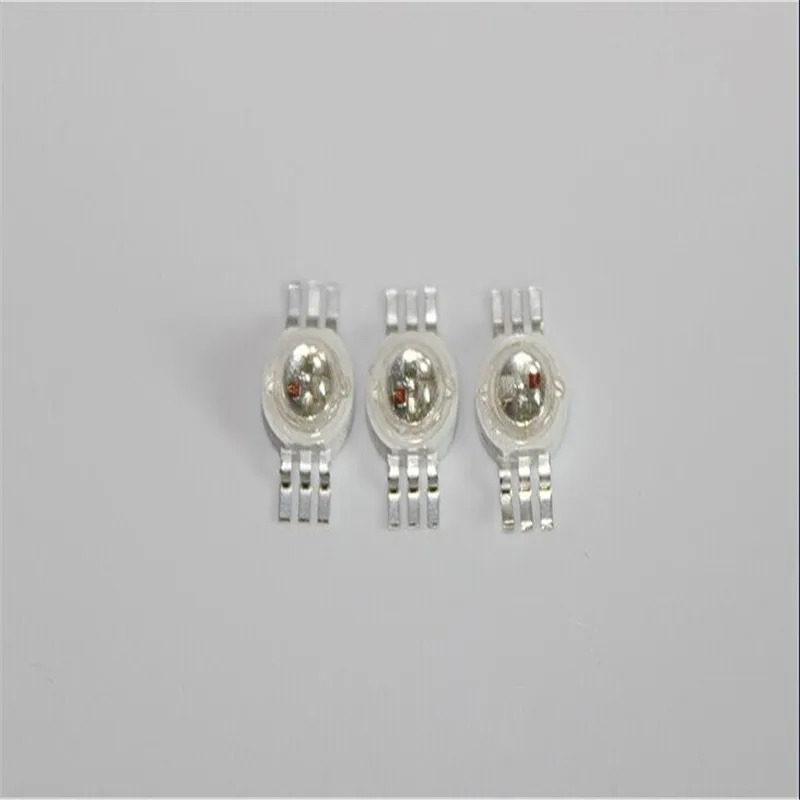 10 шт. высокомощный светодиодный чип 3 Вт RGB LED COB бисер световая лампа 4pin/6pin/8pinRed