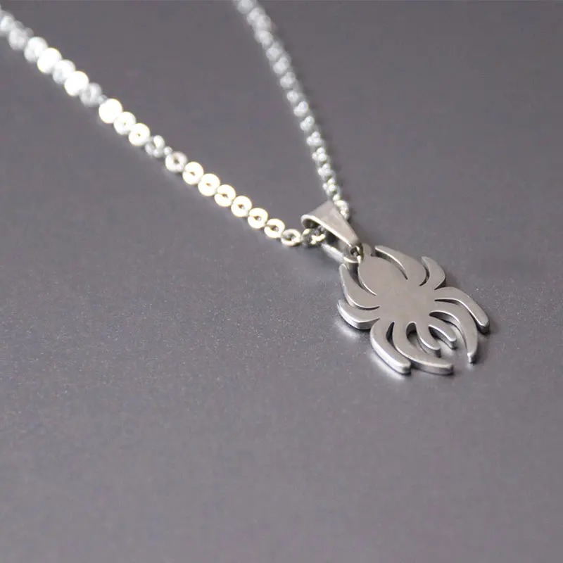 Ожерелье из нержавеющей стали в виде паука 1 шт. | Украшения и аксессуары