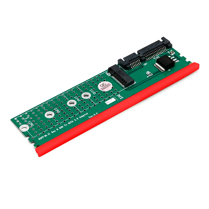 SATA Bus M.2 NGFF B Key SSD для SATA3 адаптер DDR слот памяти Плата расширения Райзер Riser Card Suppor 2230