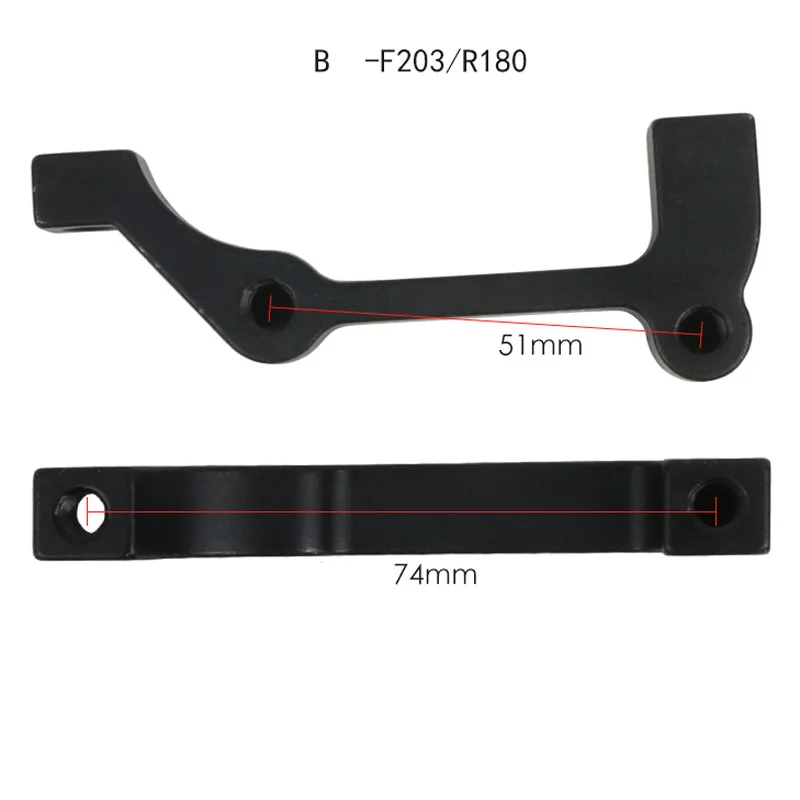Адаптер дискового тормоза BB5 для велосипеда F160/R140 F180/R160 F180R180 F203R180 дисковые роторы