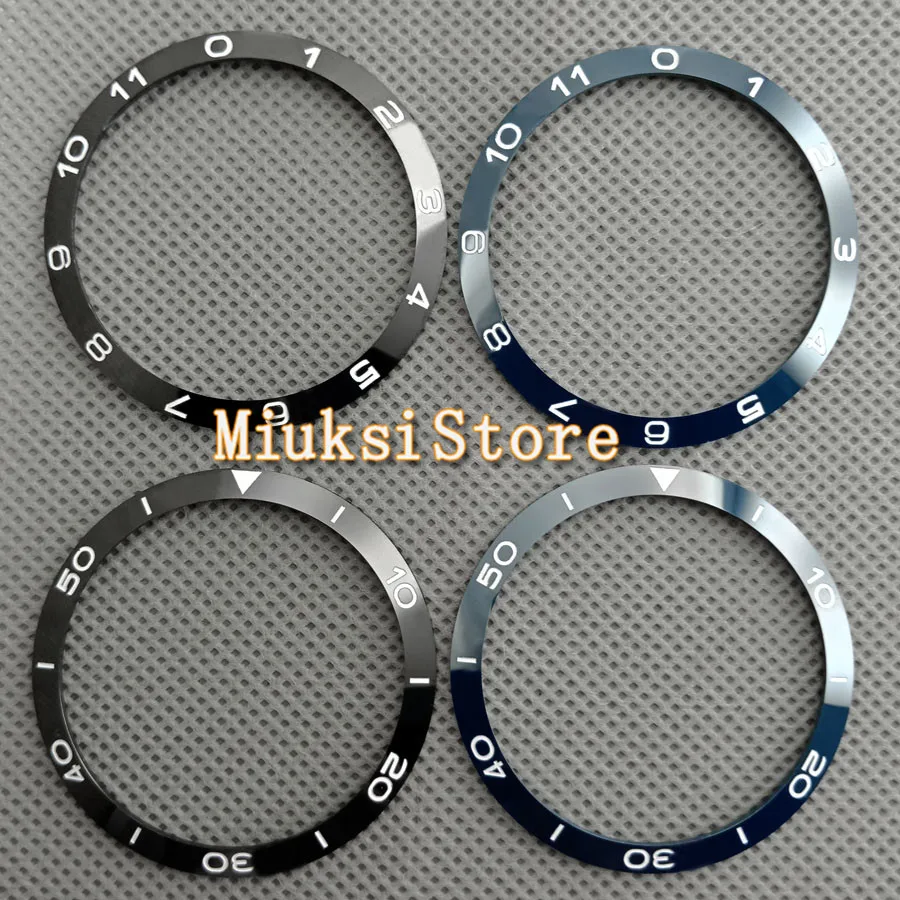 39 мм черный/синий ободок вставка Керамическая рамка часы аксессуары комплект 41