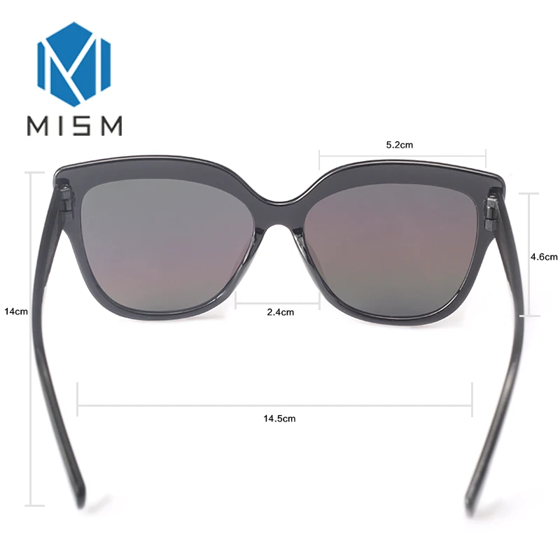 MISM 2020 новые модные солнцезащитные очки кошачий глаз Зеркальные женские для с