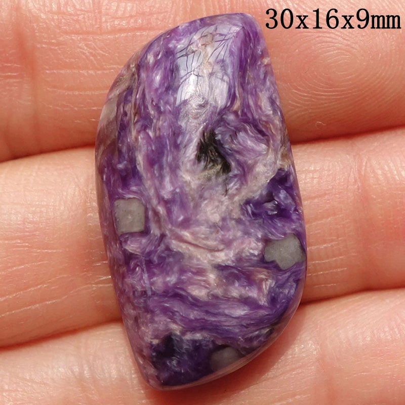 5PCS free shipping natural Charoite Beads crystal stone necklace pendant bead men women jewelry 27-35mm |