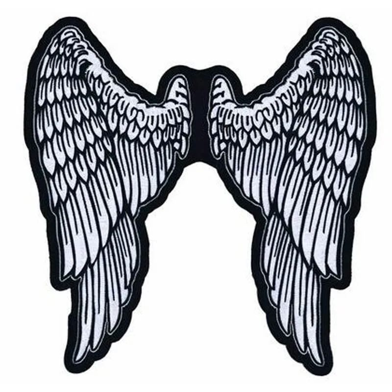 Parche bordado de alas de ángel para chaquetas de cuero (11 
