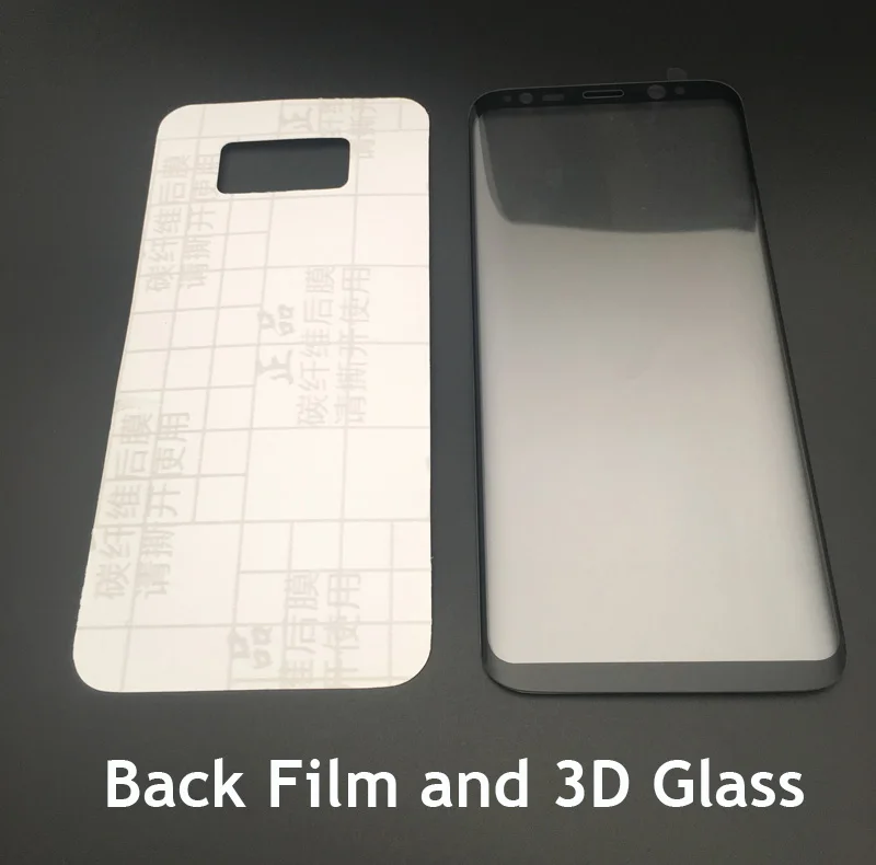 Закаленное защитное 3d стекло с полным покрытием для Samsung Galaxy S8 G950/S8 Plus +