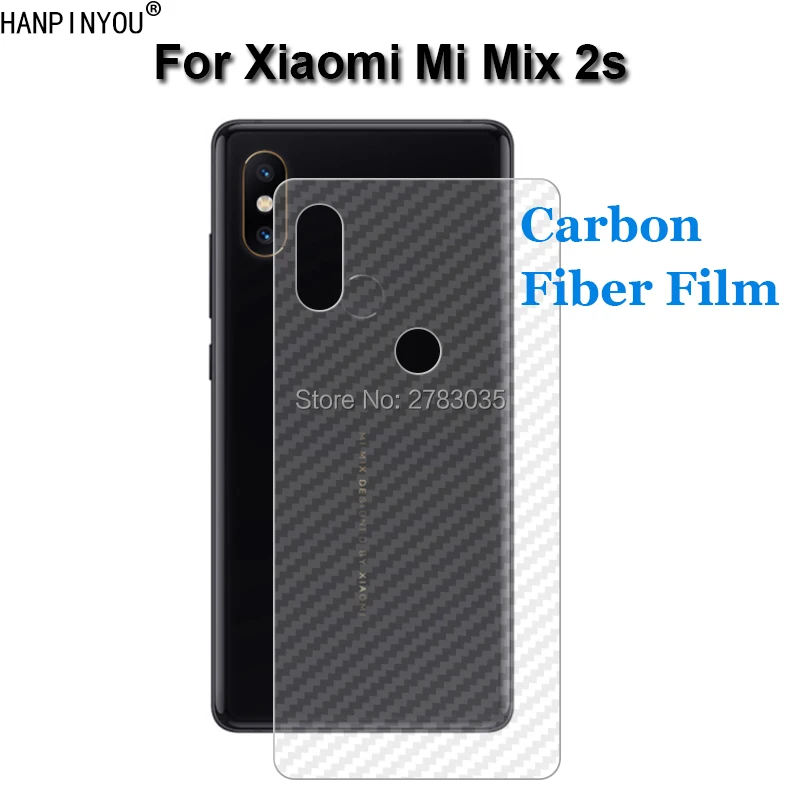 Для Xiaomi mi Mix 2s x2s 5 99 &quotпрочная 3D защитная пленка из углеродного волокна для задней