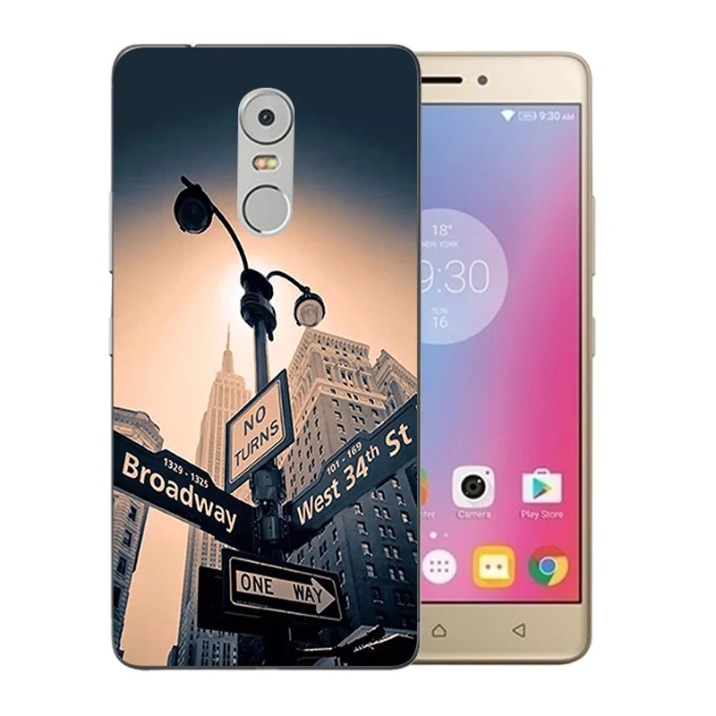 5 дюймов для Lenovo K6 Note чехол телефона Силиконовый ТПУ мягкий Vibe лошадь шаблон