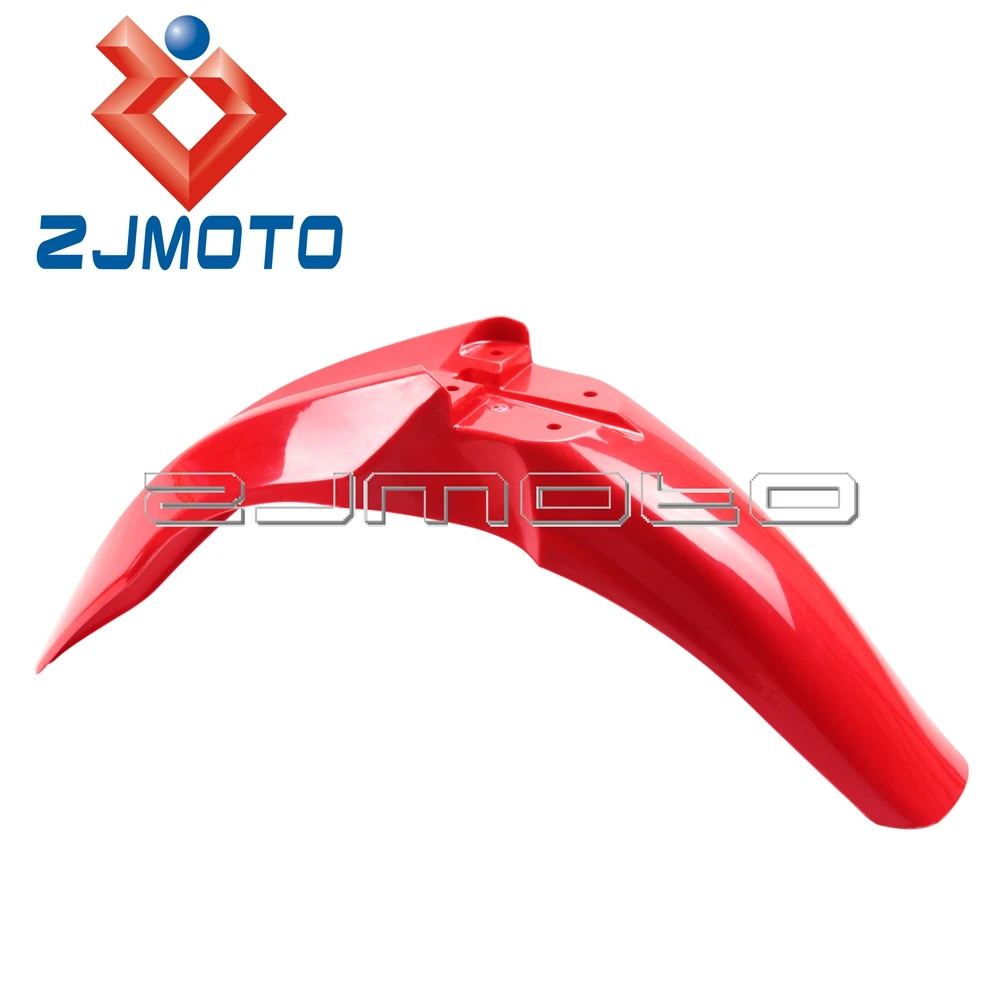 Передний брызговик красного и белого цвета для мотокросса Honda CRF250R CRF450R 2009-2013 Enduro