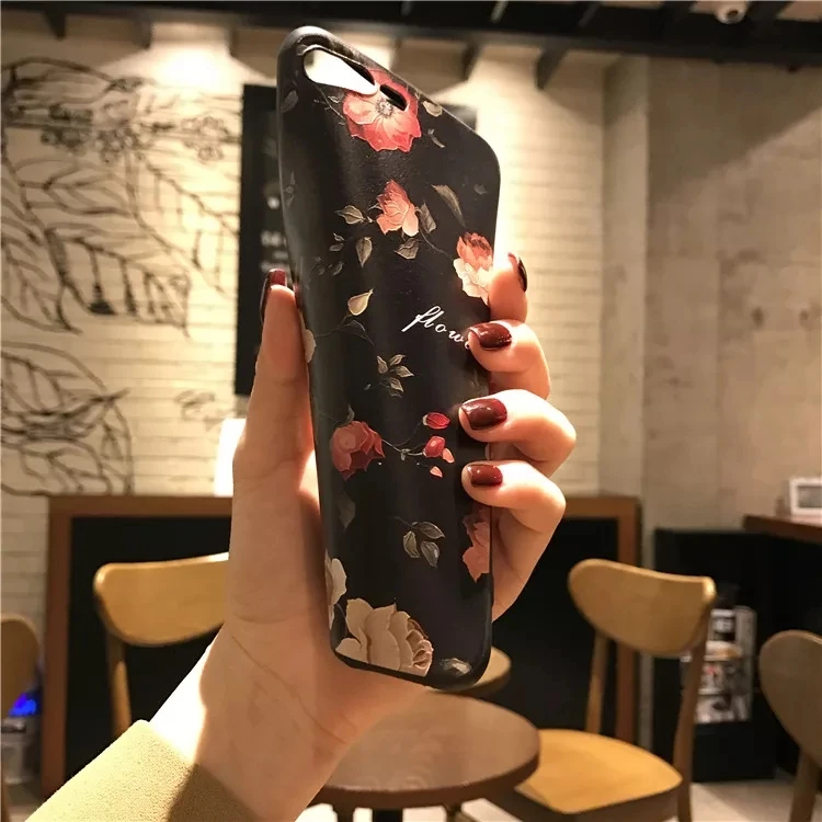 Розовый черный чехол для Xiaomi Redmi Note 7 5 Pro xiaomi 6 Обложка | Мобильные телефоны и