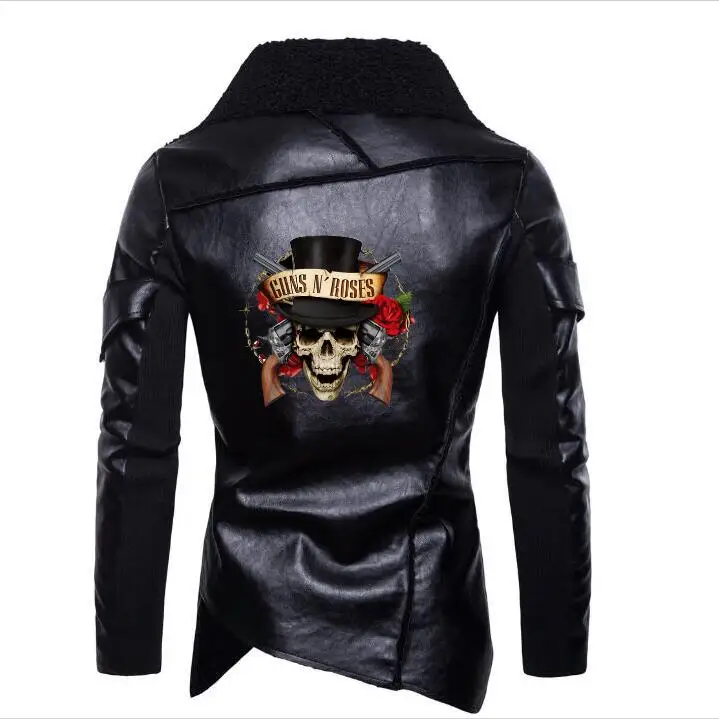 Новые мужские локомотивные пистолеты N Roses кожаные куртки личности неправильные