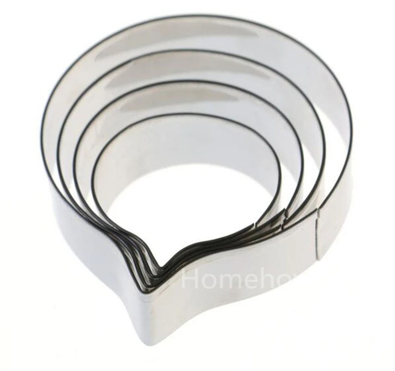 HOMEHOW 4 шт./лот большая форма для изготовления тортов и цветов кондитерских изделий