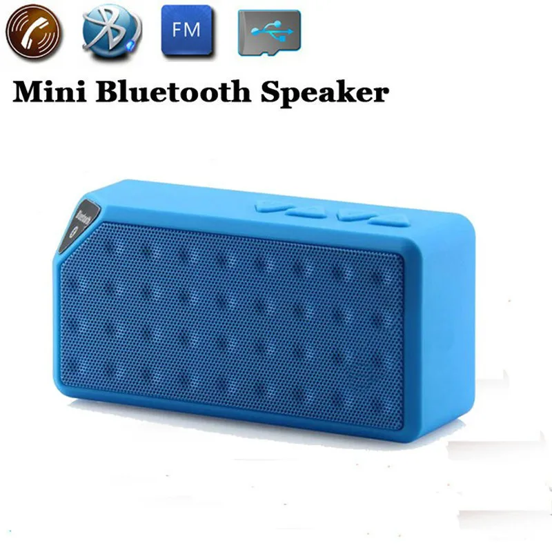 Bluetooth Динамик X3 Кассетный стиль TF FM стерео USB Беспроводной открытый Портативный